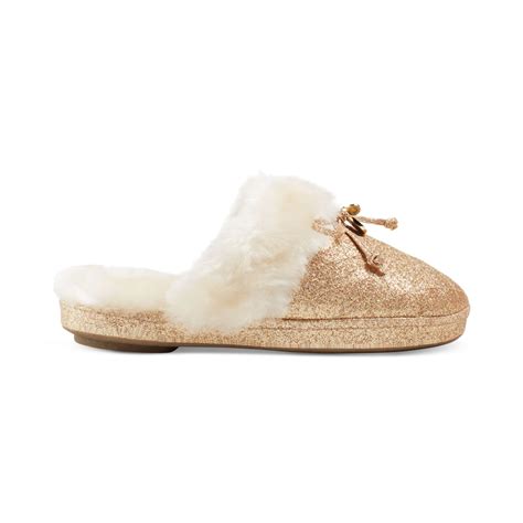 michael kors furry slippers|Michael Kors slippers on sale.